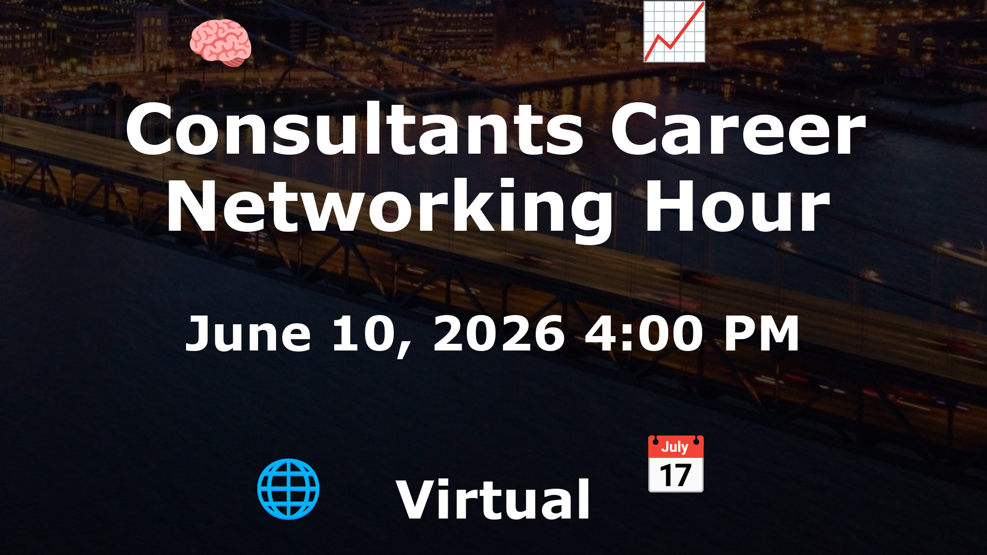 Consultants Career Networking Hour event image